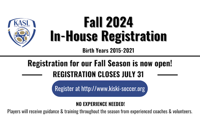 KASL In-House Registration Fall 2024